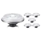 Multipack 6x Philips MASTER LED Foco G53 AR111 10.8W 600lm 24D - 927 Luz muy Cálida | Mejor reproducción de color - Regulable - Reemplazo 50W