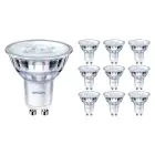 Multipack 10x Philips Corepro LED Foco GU10 PAR16 4.9W 460lm 36D - 830 Luz Cálida | Reemplazo 65W