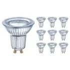 Multipack 10x Ledvance Performance Foco LED Reflector GU10 PAR16 4.3W 350lm 120D - 827 Luz muy Cálida | Reemplazo 32W
