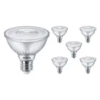 Multipack 6x Philips Master Value LED Bulbo Reflector E27 PAR30 9.5W 820lm 25D - 940 Blanco Frio | Mejor reproducción de color - Regulable - Reemplazo 75W