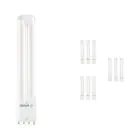 Multipack 10x Ledvance Dulux-L LED 8W - 830 Luz Cálida | 4-Pines - Reemplazo 18W