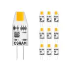 Multipack 10x Osram LED Pin Micro Capsule G4 1W 100lm - 827 Luz muy Cálida | Reemplazo 10W