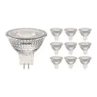 Multipack 10x Noxion Foco LED GU5.3 MR16 4.4W 345lm 36D - 840 Blanco Frio | Regulable - Reemplazo 35W