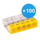Multipack 100x Wago 2273-205  Conector| 5 Cable Conexión