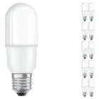 Multipack 10x Ledvance LED Classic Stick LED E27 Mate 8W 806lm - 827 Luz muy Cálida | Reemplazo 60W