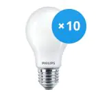 Multipack 10x Philips MASTER Value LED Bulbo E27 Pera Mate 11.2W 1521lm - 927 Luz muy Cálida | Mejor reproducción de color - Regulable - Reemplazo 100W