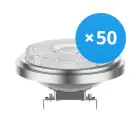 Multipack 50x Noxion Foco Foco LED G53 AR111 7.2W 450lm 40D - 918-927 Dim To Warm | Mejor Reproducción De Color - Regulable - Reemplazo 50W