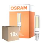 Multipack 10x Osram Special T Slim LED E14 Clara 6.5W 806lm - 827 Luz Muy Cálida | Regulable - Reemplazo 60W