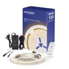 Noxion Tiras LED Naga 5 Metro Set completo - Smart Wifi - 24V - 120LEDs/m - 9.6W/m - 927 Luz Muy Cálida | 8mm - IP20 - Mejor Reproducción De Color - SMD2835