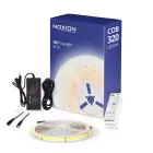 Noxion Tiras LED Naga 5 Metro Set completo - Smart Wifi - 24V - 320LEDs/m - COB - 8W/m - 965 Luz De Día | 8mm - IP20 - Mejor Reproducción De Color
