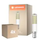 Multipack 4x Ledvance Special T Slim LED B15d Tubo one-handed Clara 8W 1055lm - 827 Luz Muy Cálida | Regulable - Reemplazo 75W