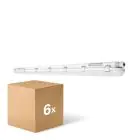 Multipack 6x Ledvance Pantalla LED Estanca Prueba De Vapor 46W 6400lm - 840 Blanco Frio | 150cm