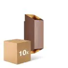 Multipack 10x Nordlux Nico Luz De Pared Aluminium Oxidado Up & Down | IP54 - Apta para 2x GU10