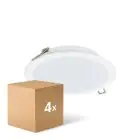 Multipack 4x Philips Downlight LED Ledinaire DN065B Metal Blanco 19W 2000lm 110D - 830-840-865 CCT | 225mm - Recorte 200mm - IP20