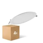 Multipack 4x Ledvance Downlight LED Slim Esférica DN210 18W 1530lm 120D - 830 Luz Cálida | 225mm