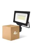 Multipack 4x Noxion Proyector LED Beamy G3 50W 5500lm 110D - 840 Blanco Frio | IP44 - Sensor de Movimiento y Luz - Simétrico