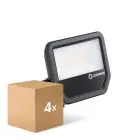 Multipack 4x Ledvance Proyector LED Aluminium Negro 41W/27W 4000lm/6000lm 100D - 840 Blanco Frio | IP66 - Simétrico