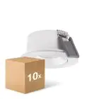 Multipack 10x Ledvance Foco LED Air Adjust Aluminium Blanco 4W 320lm 36D - 930 Luz Cálida | Recorte 68mm - IP23 - Mejor reproducción de color - Regulable