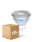 Multipack 10x Noxion Foco LED GU4 MR11 1.8W 184lm 36D - 827 Luz Muy Cálida | Reemplazo 20W