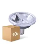 Multipack 10x Noxion Lucent Foco LED AR70 BA15d 6W 350lm 36D - 927 Luz muy Cálida | Mejor reproducción de color - Regulable - Reemplazo 50W