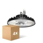 Multipack 4x Noxion Campana LED Ecowhite V2.0 200W 32000lm 90D - 840 Blanco Frio | IP65 - 1-10V Regulable
