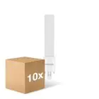 Multipack 10x Noxion Lucent PL-S LED 4.3W - 827 Luz Muy Cálida | 2-Pines - Reemplazo 9W