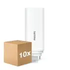 Multipack 10x Philips CorePro PL-T LED Bulbo HF 9W - 830 Luz Cálida | 4-Pines - Reemplazo 26W