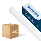 Multipack 4x Philips Pantalla LED CoreLine BN126C 31W 4100lm - 840 Blanco Frio | 120cm - 1x Cableado De Paso