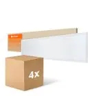 Multipack 4x Ledvance Panel LED Compacto Aluminium Blanco 33W 3630lm - 840 Blanco Frio | 120x30cm