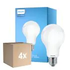 Multipack 4x Philips Corepro LED Bulbo E27 Pera Mate 17.5W 2452lm - 865 Luz de Día | Reemplazo 150W