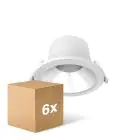 Multipack 6x Noxion Downlight LED Apollo V2.0 6-12W 690-1460lm 60D - 830/840 CCT | 145mm - Recorte 120mm