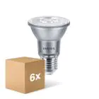 Multipack 6x Philips Master Value LED Bulbo Reflector E27 PAR20 6W 515lm 40D - 930 Luz Cálida | Mejor reproducción de color - Regulable - Reemplazo 50W