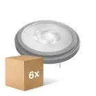 Multipack 6x Ledvance Superior Foco LED Reflector G53 AR111 7.4W 450lm 40D - 930 Luz Cálida | Mejor reproducción de color - Regulable - Reemplazo 50W