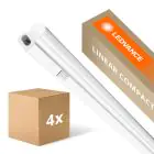 Multipack 4x Ledvance Pantalla LED Linear Compacto Cambiar 12W 1200lm - 830 Luz Cálida | 90cm