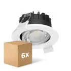 Multipack 6x Philips Foco LED Ledinaire RS071B 6W 500lm 21x40D - 827-830-840 CCT | 89mm - Recorte 68mm - IP20 - Regulable
