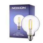 Noxion Lucent LED E27 Globe Con Filamento Clara 7W 806lm - 827 Luz Cálida | Reemplazo 60W