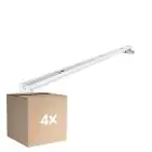 Multipack 4x Noxion Pantalla Click V2 LED T8 | Apta para 2x 150cm Tubo LED