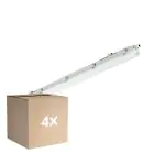 Multipack 4x Philips Pantalla LED Estanca Ledinaire WT065C 23/42W 2900/4800lm - 840 Blanco Frio | 120cm