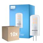 Multipack 10x Philips CorePro LED Capsule G4 Mate 2.1W 210lm - 827 Luz Muy Cálida | Regulable - Reemplazo 20W