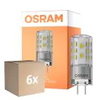Multipack 6x Osram Parathom LED Pin GY6.35 3.3W 470lm - 827 Luz Muy Cálida | Reemplazo 40W