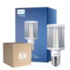 Multipack 6x Philips TrueForce LED E40 HPL Clara 42W 5700lm 360D - 830 Luz Cálida | Reemplazo 200W