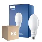 Multipack 6x Philips LED TrueForce Core HPL E27 24.5W 4000lm - 830 Luz Cálida | Reemplazo 125W
