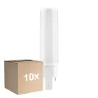 Multipack 10x Ledvance Dulux-D LED 6W - 840 Blanco Frio | 4-Pines - Reemplazo 13W