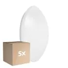 Multipack 5x Ledvance Surface Circular 400 24W 840 1920lm Blanco IP44 | con Sensor - Blanco Frio