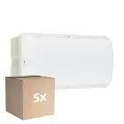 Multipack 5x Philips LED Seguridad Ledinaire WL055V Blanco 6W 630lm - 840 Blanco Frio | 374x150mm - IP65 - Sensor De Movimiento