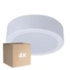Multipack 4x Philips Downlight LED DN065C Metal Blanco 12W 1200lm 110D - 830 Luz Cálida | 175mm - Recorte 150mm - IP20