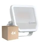 Multipack 4x Ledvance Proyector LED Aluminium Blanco 41//27W 6000lm 100D - 865 Luz De Día | IP66 - Simétrico
