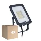 Multipack 4x Philips Proyector LED Ledinaire BVP167 30W 3600lm 110D - 830-840-865 CCT | IP65 - Simétrico