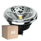 Multipack 6x Noxion Lucent Foco LED GU10 AR111 15W 850lm 40D - 927 Luz Muy Cálida | Mejor Reproducción De Color - Regulable - Reemplazo 75W