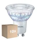 Multipack 10x Philips MASTER Value Foco LED GU10 PAR16 5.5W 575lm 36D - 922-927 Dim To Warm | Mejor Reproducción De Color - Regulable - Reemplazo 80W